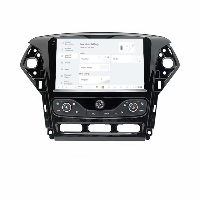 Navigatie dedicata Ford Mondeo 2011-2014 Butoane Jos, DUDU3, 4GB RAM 64GB ROM, Octacore, Platforma 8581, Android, Display QLED 9", DSP, Carplay&AndroidAuto [2]