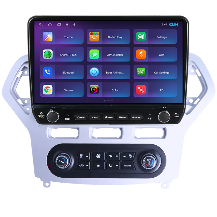 Navigatie dedicata Ford Mondeo 2007-2010 Tesla cu butoane rotative model 2024, 4GB RAM 64GB ROM, Procesor Quadcore, Android 14, Display QLED 10", DSP, Carplay&Android Auto [4]