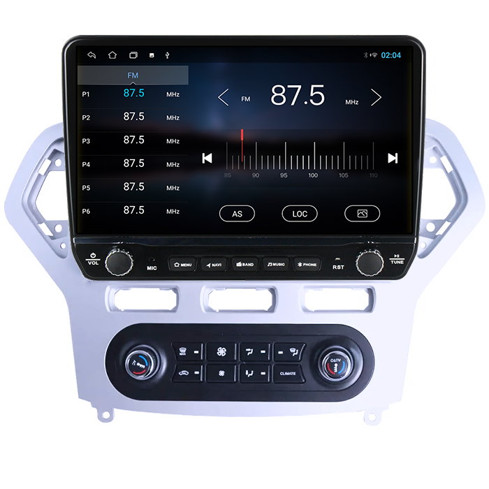 Navigatie dedicata Ford Mondeo 2007-2010 Tesla cu butoane rotative model 2024, 4GB RAM 64GB ROM, Procesor Quadcore, Android 14, Display QLED 10", DSP, Carplay&Android Auto [3]