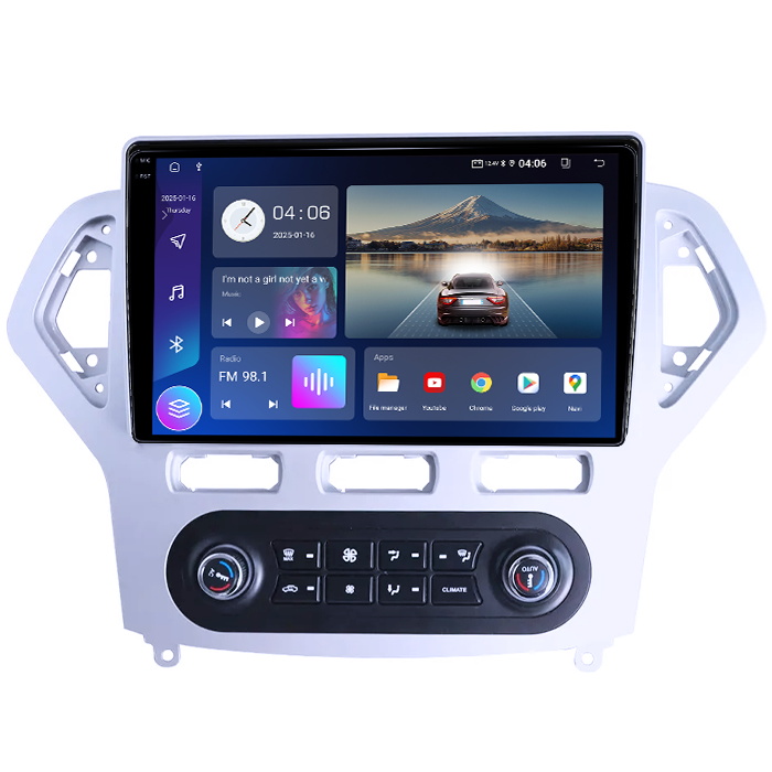 Navigatie dedicata Ford Mondeo 2007-2010,4GB RAM 64GB ROM, Quadcore, Android 14, Display QLED 1K 10", DSP, Carplay&Android Auto, Suport camere AHD [3]