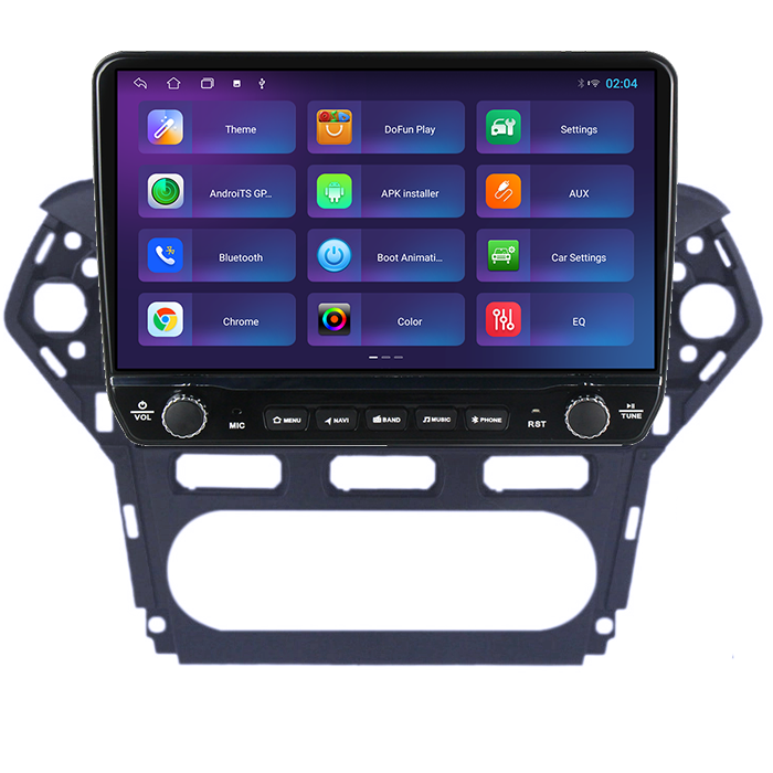 Navigatie dedicata Ford Mondeo 2010-2014 Tesla cu butoane rotative model 2024, 4GB RAM 64GB ROM, Procesor Quadcore, Android 14, Display QLED 10", DSP, Carplay&Android Auto [5]