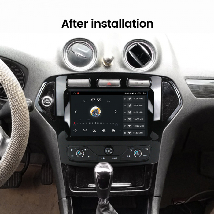 Navigatie dedicata Ford Mondeo 2007-2011, 12GB RAM 256GB ROM, Android 13, Rezolutie 2K, Display QLED, 9", DSP, Carplay, Android Auto, Internet, Youtube, Waze, Wi Fi, USB [6]