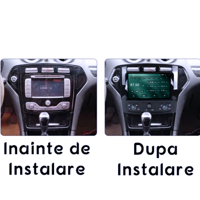 Navigatie dedicata Ford Mondeo 2007-2011, 4GB RAM 64GB ROM, Quadcore, Android 14, Display QLED 1K 9", DSP, Carplay&Android Auto, Suport camere AHD [5]