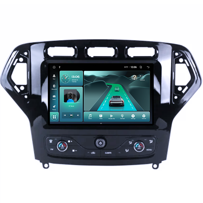 Navigatie dedicata Ford Mondeo 2007-2011, 8GB RAM 128GB ROM, Octacore, Platforma TS18, Android 13, Display QLED 9”, Suporta camera 360º, DSP, Carplay&Android Auto, SIM 4G, Ventilator Activ [3]