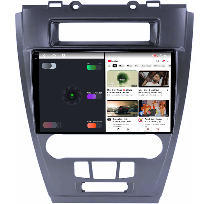 Navigatie dedicata Ford Mondeo 2009-2012, 4GB RAM 64GB ROM, Procesor Qualcomm Octacore, Android 14, Rezolutie 2K, Display QLED 10", DSP, Carplay&Android Auto, SIM 4G [5]