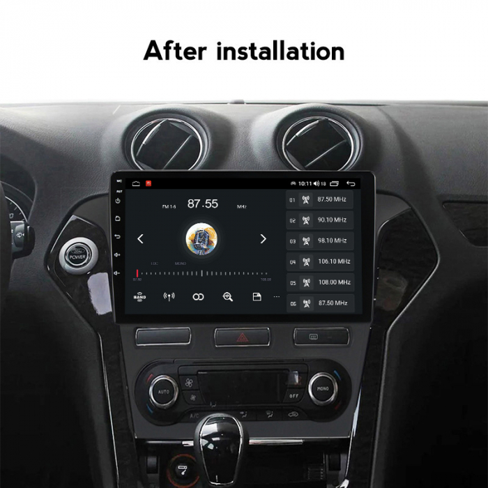 Navigatie dedicata Ford Mondeo 2010-2014, 4 GB RAM 32 ROM, Android 13, Display QLED, 10", DSP, Carplay, Android Auto, Internet, Youtube , Waze , Wi Fi , Usb , Bluetooth [4]