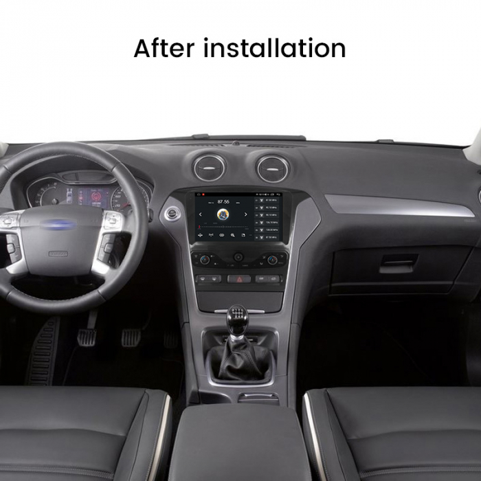 Navigatie dedicata Ford Mondeo 2010-2014, 12GB RAM 256GB ROM, Android 13, Rezolutie 2K, Display QLED, 9", DSP, Carplay, Android Auto, Internet, Youtube, Waze, Wi Fi, USB [4]