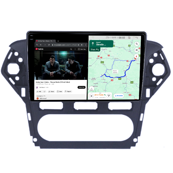 Navigatie dedicata Ford Mondeo 2010-2014, 4GB RAM 64GB ROM, Quadcore, Android 14, Display QLED 1K 10", DSP, Carplay&Android Auto, Suport camere AHD [5]