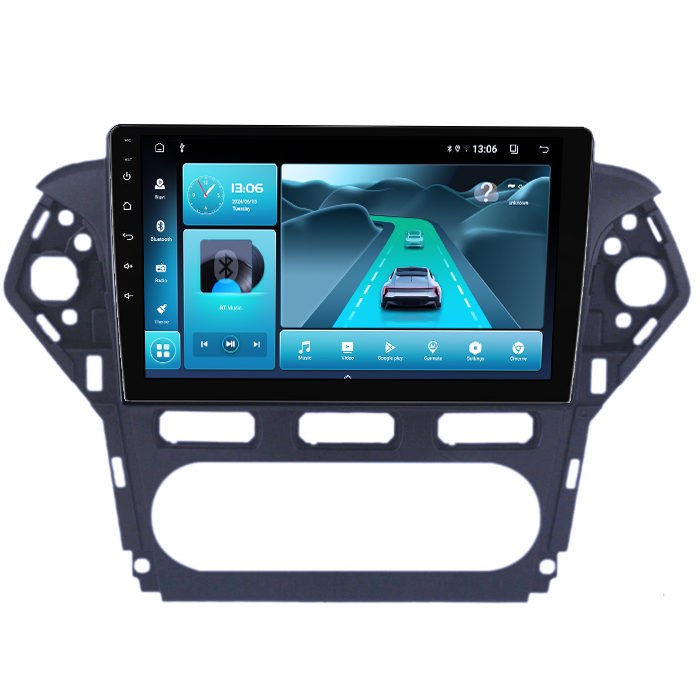 Navigatie dedicata Ford Mondeo 2010-2014, 8GB RAM 128GB ROM, Octacore, Platforma TS18, Android 13, Display QLED 10”, Suporta camera 360º, DSP, Carplay&Android Auto, SIM 4G, Ventilator Activ [4]
