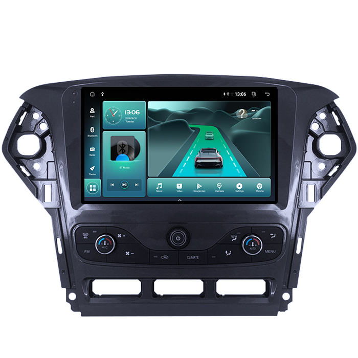 Navigatie dedicata Ford Mondeo 2010-2014, 8GB RAM 128GB ROM, Octacore, Platforma TS18, Android 13, Display QLED 9”, Suporta camera 360º, DSP, Carplay&Android Auto, SIM 4G, Ventilator Activ [4]
