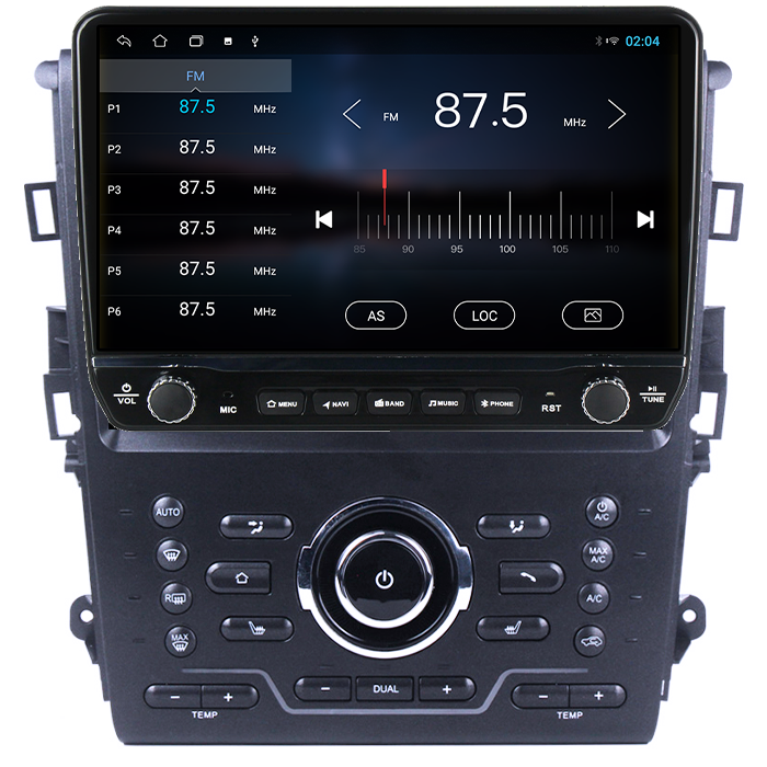 Navigatie dedicata Ford Mondeo 2014-2019 Tesla cu butoane rotative model 2024, 4GB RAM 64GB ROM, Procesor Quadcore, Android 14, Display QLED 10", DSP, Carplay&Android Auto [3]