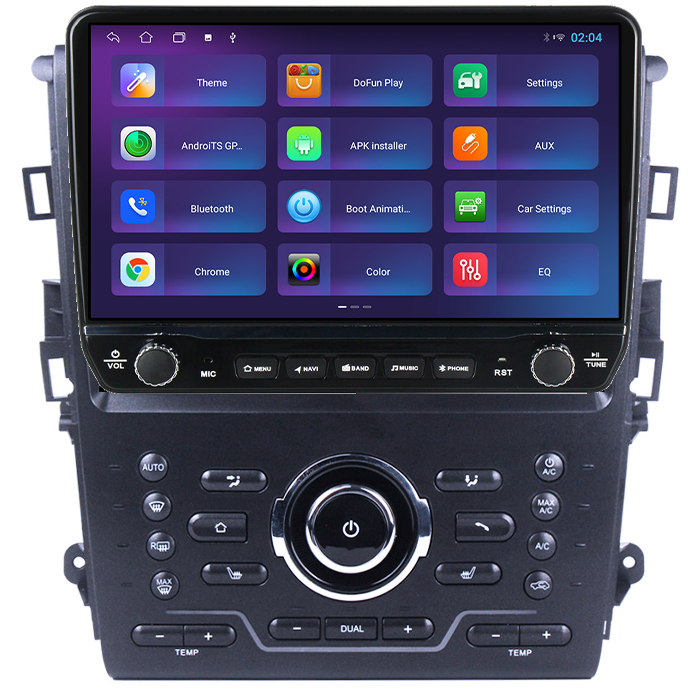 Navigatie dedicata Ford Mondeo 2014-2019 Tesla cu butoane rotative model 2024, 4GB RAM 64GB ROM, Procesor Quadcore, Android 14, Display QLED 10", DSP, Carplay&Android Auto [5]