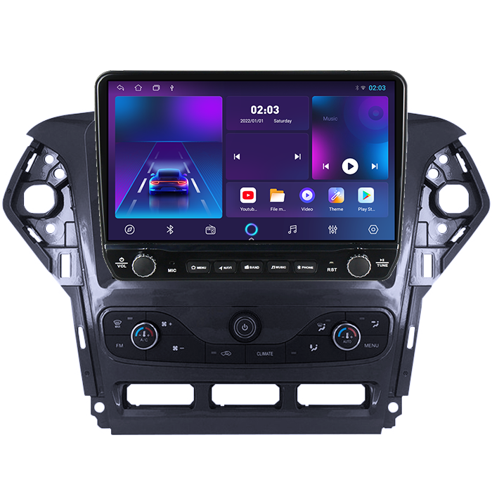 Navigatie dedicata Ford Mondeo 2010-2014 Tesla cu butoane rotative model 2024, 4GB RAM 64GB ROM, Procesor Quadcore, Android 14, Display QLED 10", DSP, Carplay&Android Auto [7]