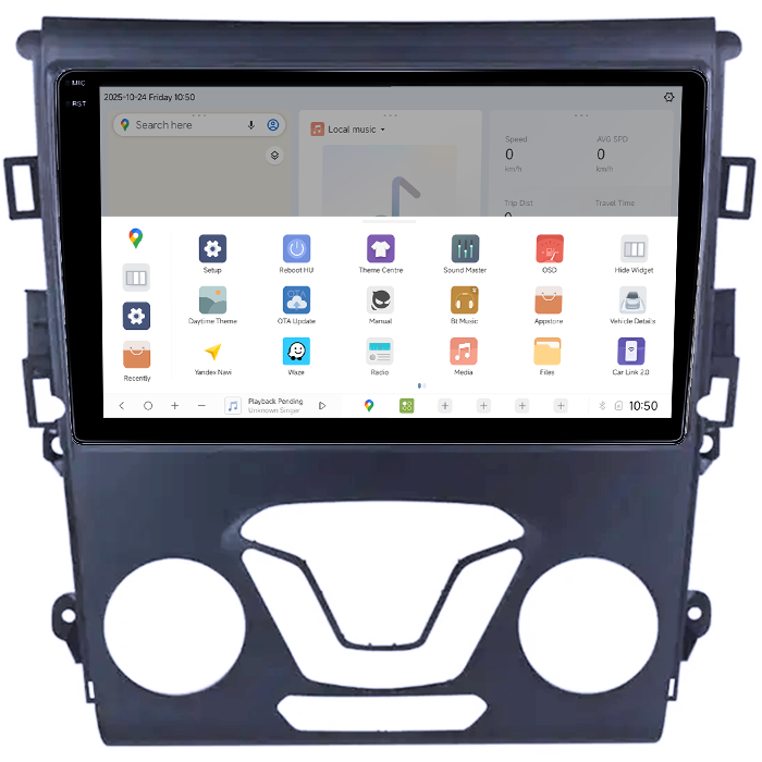 Navigatie dedicata Ford Mondeo 2014-2019, DUDU3, 4GB RAM 64GB ROM, Octacore, Platforma 8581, Android, Display QLED 9", DSP, Carplay&AndroidAuto [3]