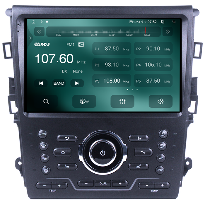 Navigatie dedicata Ford Mondeo 2014-2019, 4GB RAM 64GB ROM, Quadcore, Android 14, Display QLED 1K 9", DSP, Carplay&Android Auto, Suport camere AHD [2]