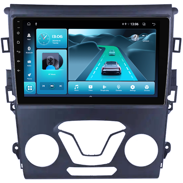 Navigatie dedicata Ford Mondeo 2014-2019, 8GB RAM 128GB ROM, Octacore, Platforma TS18, Android 13, Display QLED 9”, Suporta camera 360º, DSP, Carplay&Android Auto, SIM 4G, Ventilator Activ [4]