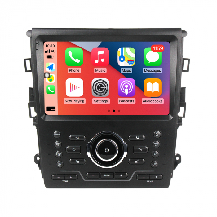 Navigatie dedicata Ford Mondeo 2014-2019 black, 12GB RAM 256GB ROM, Android 13, Rezolutie 2K, Display QLED, 9", DSP, Carplay, Android Auto, Internet, Youtube, Waze, Wi Fi, USB [7]