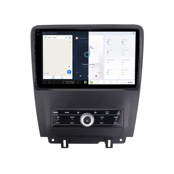 Navigatie dedicata Ford Mustang 2009-2014, DUDU3, 4GB RAM 64GB ROM, Octacore, Platforma 8581, Android, Display QLED 9", DSP, Carplay&AndroidAuto [2]