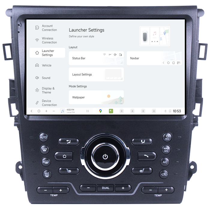 Navigatie dedicata Ford Mondeo 2014-2019, DUDU3, 4GB RAM 64GB ROM, Octacore, Platforma 8581, Android, Display QLED 9", DSP, Carplay&AndroidAuto 2 [2]