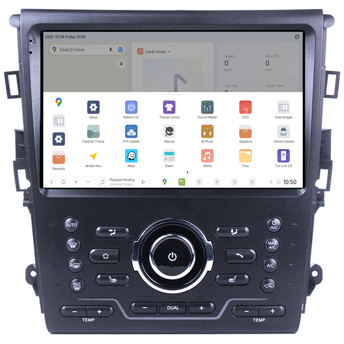 Navigatie dedicata Ford Mondeo 2014-2019, DUDU3, 4GB RAM 64GB ROM, Octacore, Platforma 8581, Android, Display QLED 9", DSP, Carplay&AndroidAuto 2 [4]