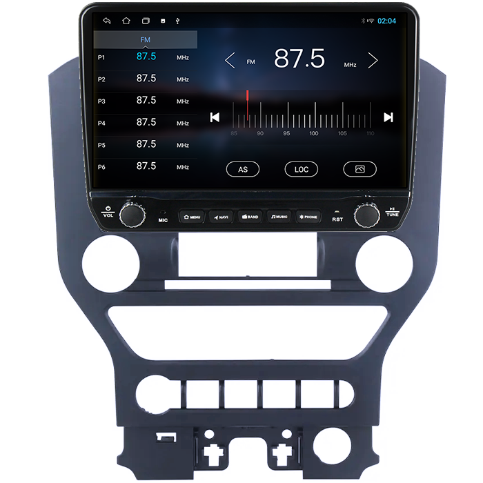 Navigatie dedicata Ford Mustang 2014-2021 Tesla cu butoane rotative model 2024, 4GB RAM 64GB ROM, Procesor Quadcore, Android 14, Display QLED 10", DSP, Carplay&Android Auto [3]