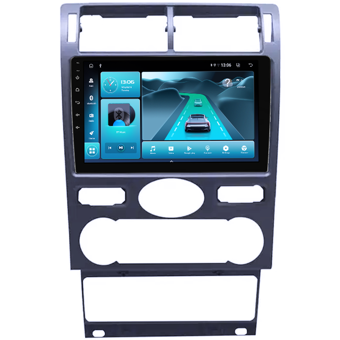 Navigatie dedicata Ford Mondeo 3 2000-2007, 8GB RAM 128GB ROM, Octacore, Platforma TS18, Android 13, Display QLED 9”, Suporta camera 360º, DSP, Carplay&Android Auto, SIM 4G, Ventilator Activ [4]