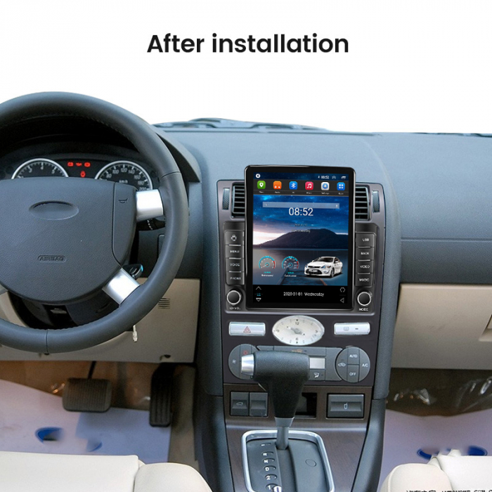 Navigatie dedicata Ford Mondeo 3 2000-2007 ,Tesla Style, ANDROID 13,Carplay&Android Auto, 10 inch , 8+128GB, Internet, Aplicatii, Waze, Gps [4]