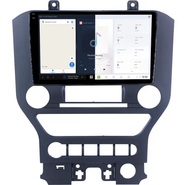 Navigatie dedicata Ford Mustang 2014-2021, DUDU3, 4GB RAM 64GB ROM, Octacore, Platforma 8581, Android, Display QLED 9", DSP, Carplay&AndroidAuto [2]