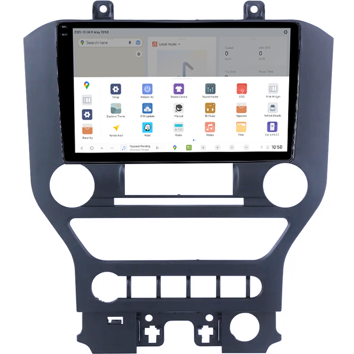 Navigatie dedicata Ford Mustang 2014-2021, DUDU3, 4GB RAM 64GB ROM, Octacore, Platforma 8581, Android, Display QLED 9", DSP, Carplay&AndroidAuto [3]