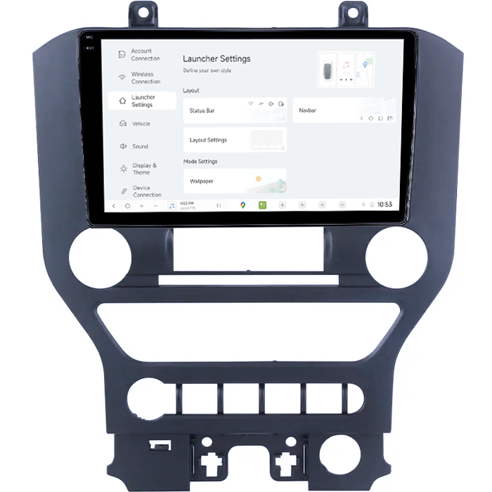 Navigatie dedicata Ford Mustang 2014-2021, DUDU3, 4GB RAM 64GB ROM, Octacore, Platforma 8581, Android, Display QLED 9", DSP, Carplay&AndroidAuto [5]