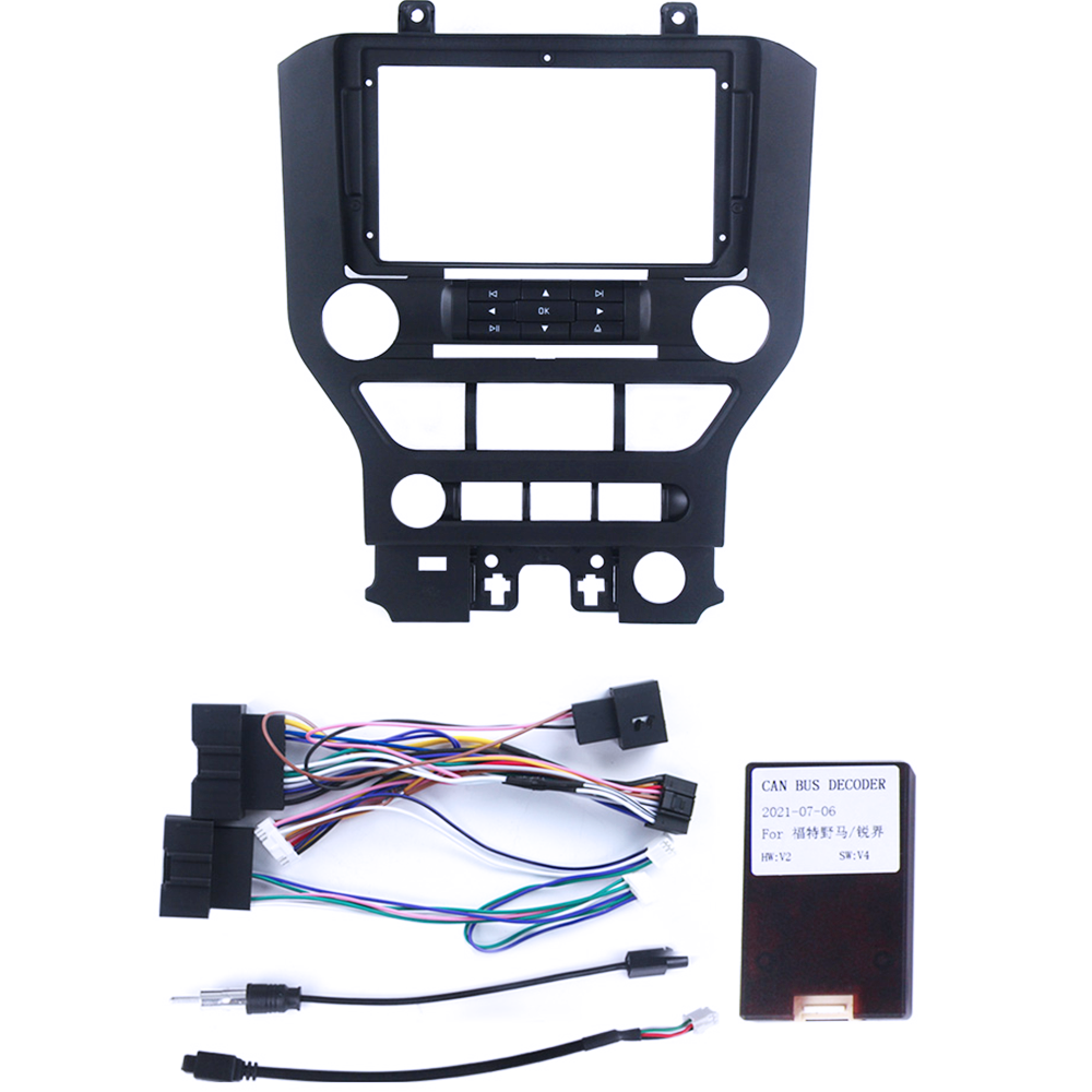 Navigatie dedicata Ford Mustang 2014-2021, 12GB RAM 256/512GB ROM, Android 13, Rezolutie 2K, Display QLED, 9", DSP, Carplay, Android Auto, Internet, Youtube, Waze, Wi Fi, USB [6]
