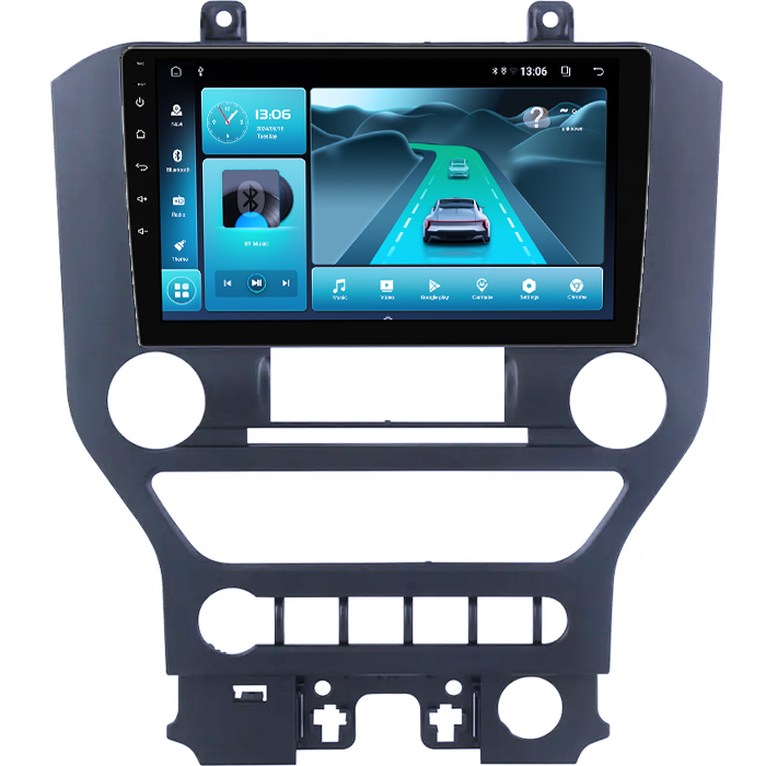 Navigatie dedicata Ford Mustang 2014-2021, 8GB RAM 128GB ROM, Octacore, Platforma TS18, Android 13, Display QLED 9”, Suporta camera 360º, DSP, Carplay&Android Auto, SIM 4G, Ventilator Activ [4]