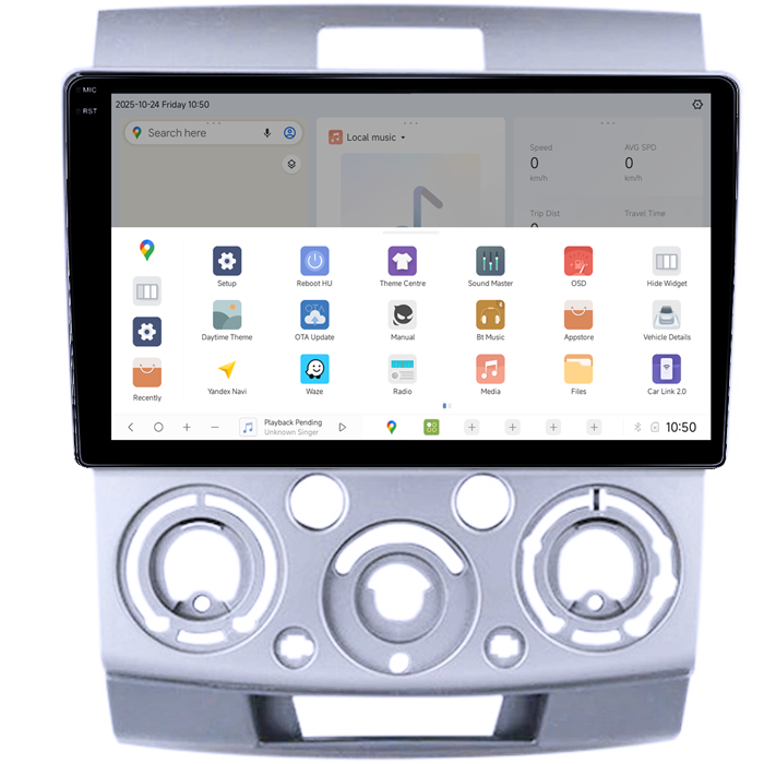 Navigatie dedicata Ford Ranger 2006-2011, DUDU3, 4GB RAM 64GB ROM, Octacore, Platforma 8581, Android, Display QLED 9", DSP, Carplay&AndroidAuto [3]