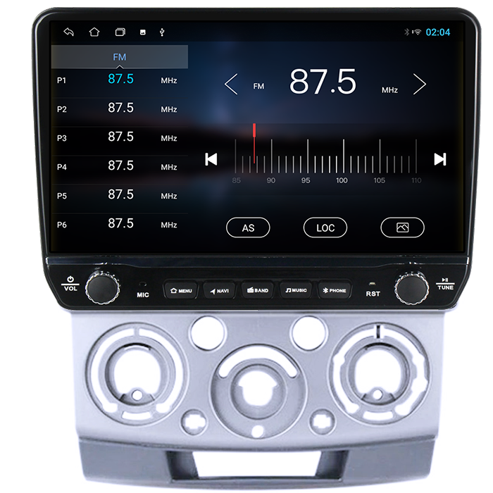 Navigatie dedicata Ford Ranger 2006-2011 Tesla cu butoane rotative model 2024, 4GB RAM 64GB ROM, Procesor Quadcore, Android 14, Display QLED 10", DSP, Carplay&Android Auto [3]