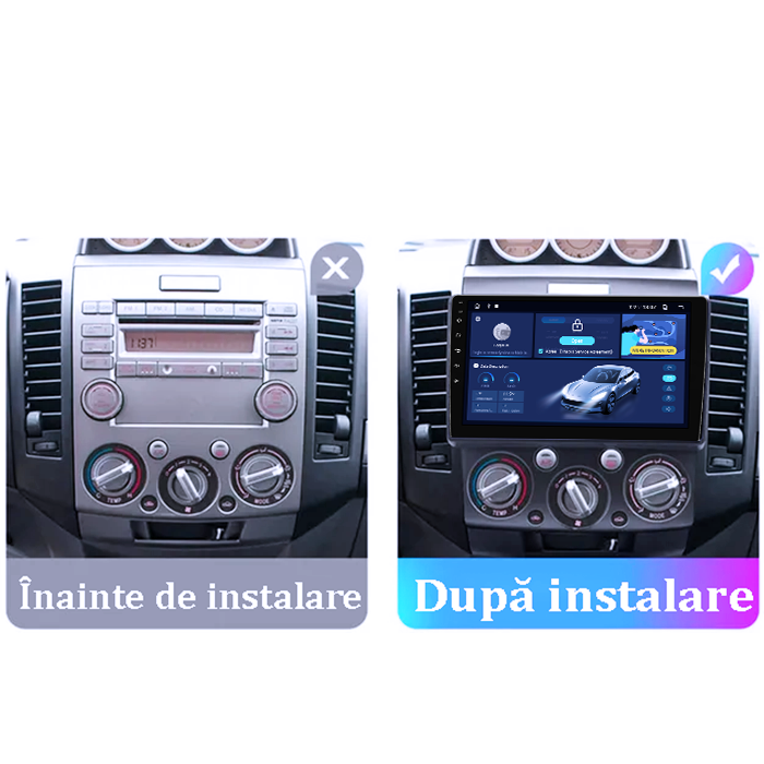 Navigatie dedicata Ford Ranger 2006-2011, 4GB RAM 64GB ROM, Quadcore, Android 14, Display QLED 1K 9", DSP, Carplay&Android Auto, Suport camere AHD [5]