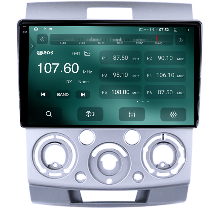 Navigatie dedicata Ford Ranger 2006-2011, 4GB RAM 64GB ROM, Quadcore, Android 14, Display QLED 1K 9", DSP, Carplay&Android Auto, Suport camere AHD [2]