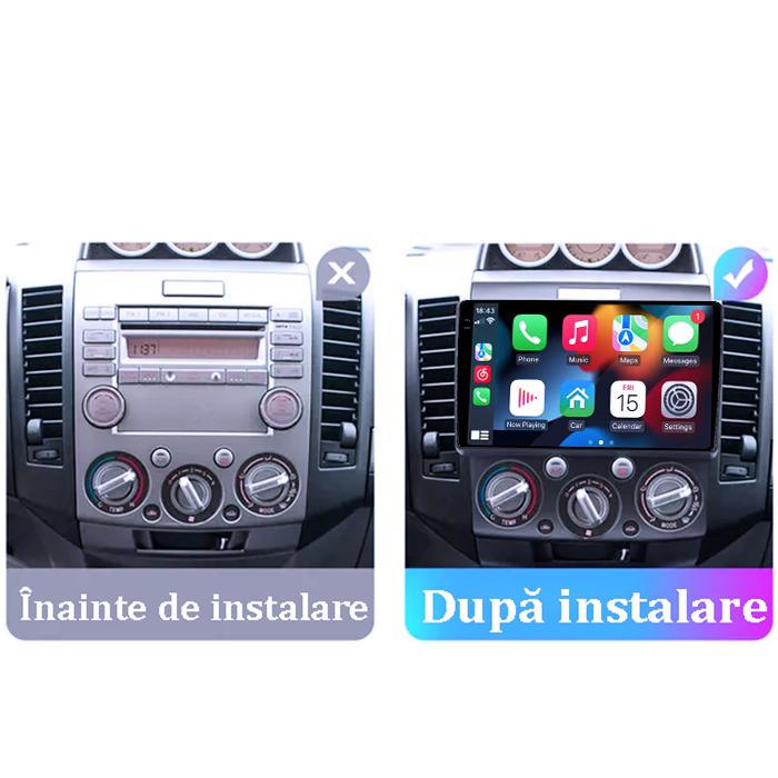 Navigatie dedicata Ford Ranger 2006-2011, 4GB RAM 64GB ROM, Procesor Qualcomm Octacore, Android 14, Rezolutie 2K, Display QLED 9", DSP, Carplay&Android Auto, SIM 4G [7]
