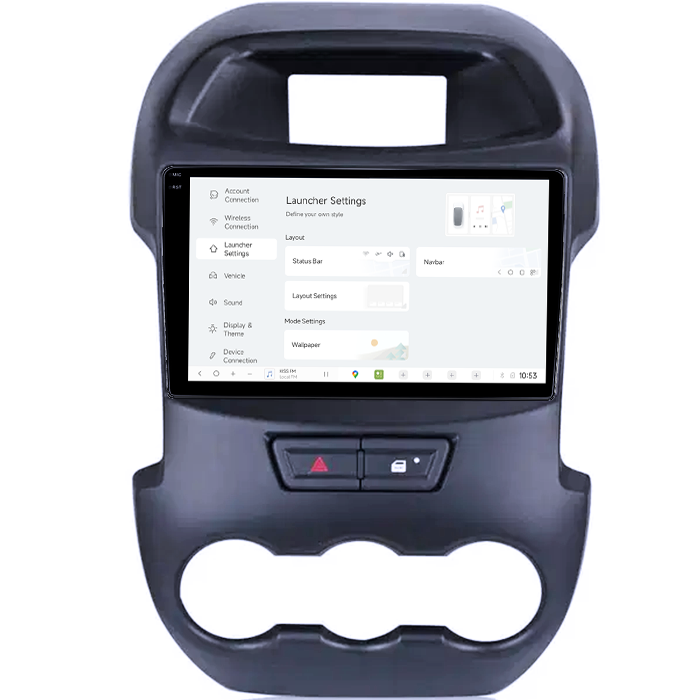 Navigatie dedicata Ford Ranger 2011-2016, DUDU3, 4GB RAM 64GB ROM, Octacore, Platforma 8581, Android, Display QLED 9", DSP, Carplay&AndroidAuto [5]