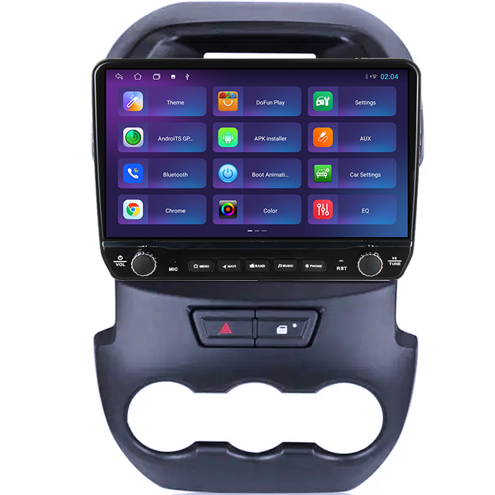 Navigatie dedicata Ford Ranger 2011-2016 Tesla cu butoane rotative model 2024, 4GB RAM 64GB ROM, Procesor Quadcore, Android 14, Display QLED 10", DSP, Carplay&Android Auto [4]