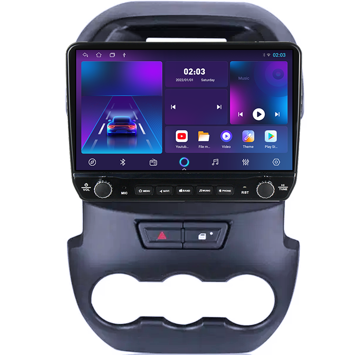 Navigatie dedicata Ford Ranger 2011-2016 Tesla cu butoane rotative model 2024, 4GB RAM 64GB ROM, Procesor Quadcore, Android 14, Display QLED 10", DSP, Carplay&Android Auto [5]