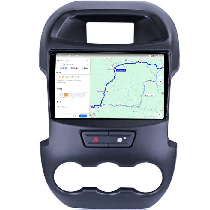 Navigatie dedicata Ford Ranger 2011-2016, 4GB RAM 64GB ROM, Octacore, Android 14, Display QLED 1K 9", Carplay&Android Auto, SIM 4G, Ventilator Activ [5]