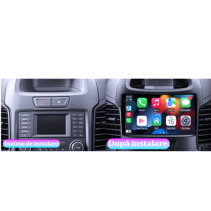 Navigatie dedicata Ford Ranger 2011-2016, 4GB RAM 64GB ROM, Procesor Qualcomm Octacore, Android 14, Rezolutie 2K, Display QLED 9", DSP, Carplay&Android Auto, SIM 4G [7]