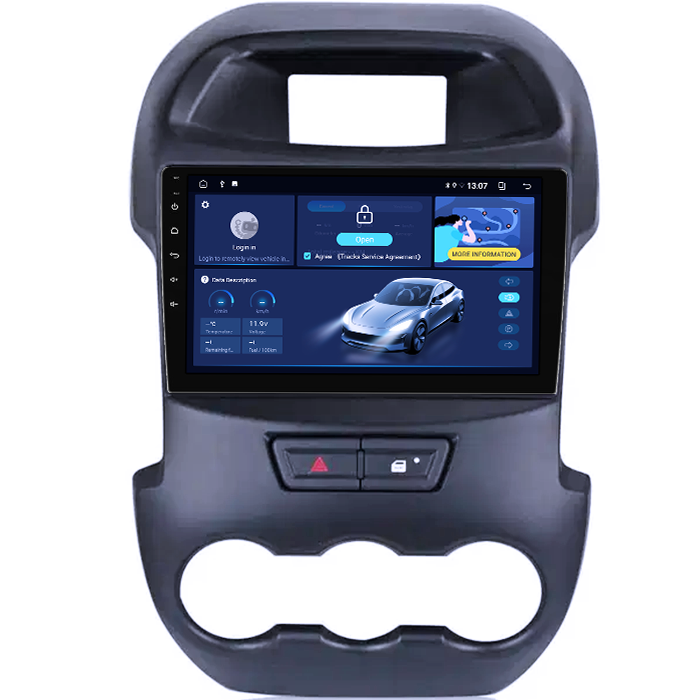 Navigatie dedicata Ford Ranger 2011-2016, 8GB RAM 128GB ROM, Octacore, Platforma TS18, Android 13, Display QLED 9”, Suporta camera 360º, DSP, Carplay&Android Auto, SIM 4G, Ventilator Activ [2]