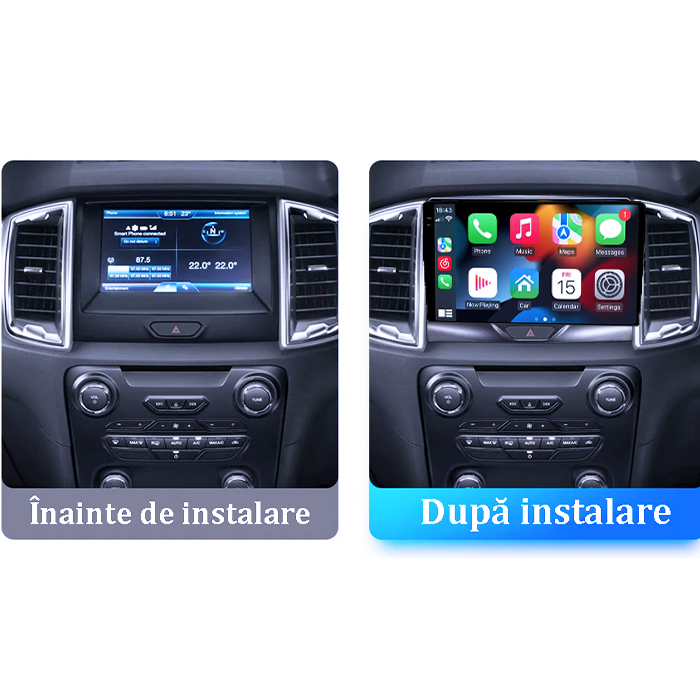 Navigatie dedicata Ford Ranger 2015-2020, DUDU3, 4GB RAM 64GB ROM, Octacore, Platforma 8581, Android, Display QLED 9", DSP, Carplay&AndroidAuto [6]