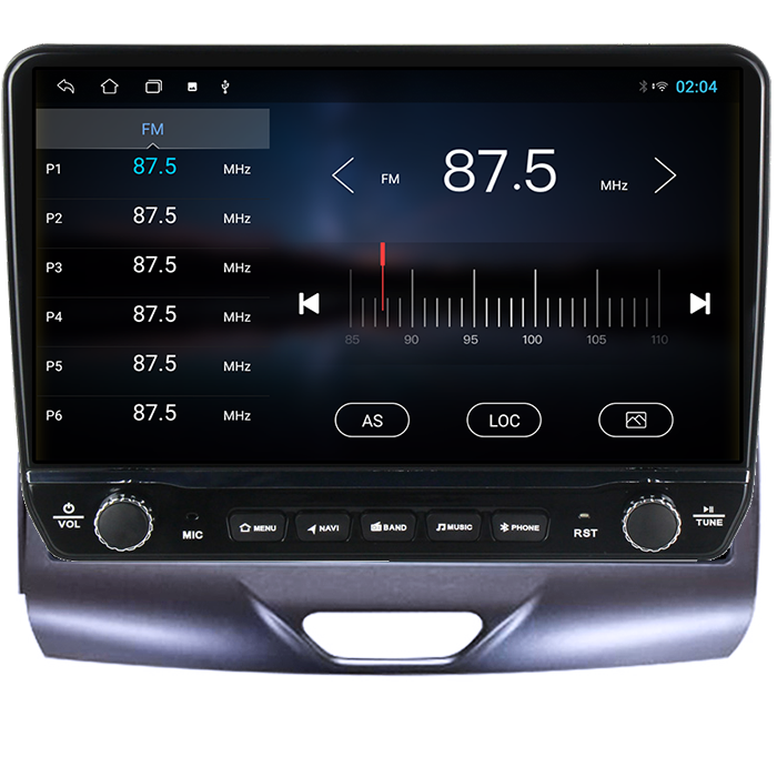 Navigatie dedicata Ford Ranger 2015-2020 Tesla cu butoane rotative model 2024, 4GB RAM 64GB ROM, Procesor Quadcore, Android 14, Display QLED 10", DSP, Carplay&Android Auto [4]