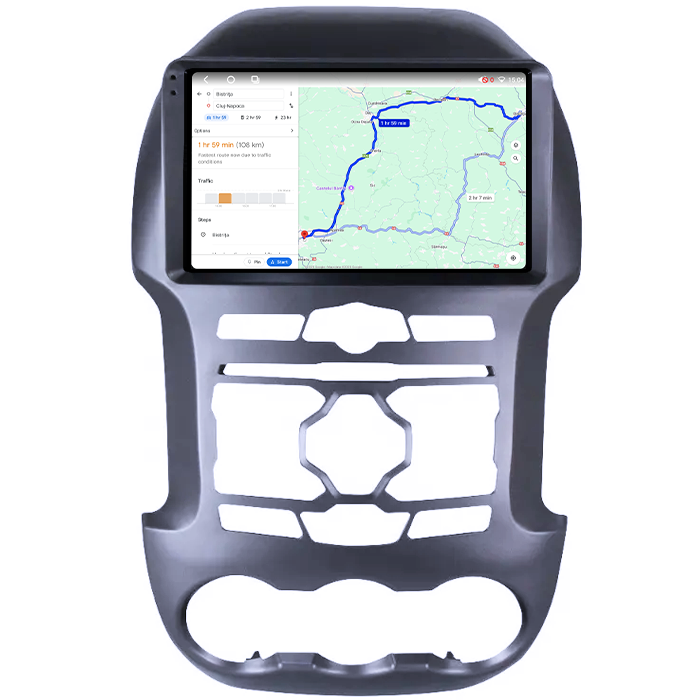 Navigatie dedicata Ford Ranger 2012-2014, 4GB RAM 64GB ROM, Octacore, Android 14, Display QLED 1K 9", Carplay&Android Auto, SIM 4G, Ventilator Activ [5]