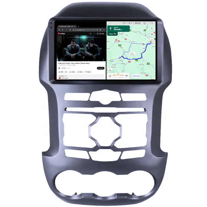 Navigatie dedicata Ford Ranger 2012-2014, 4GB RAM 64GB ROM, Quadcore, Android 14, Display QLED 1K 9", DSP, Carplay&Android Auto, Suport camere AHD [5]