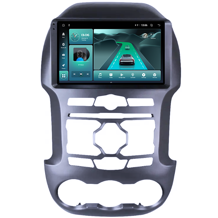 Navigatie dedicata Ford Ranger 2012-2014, 8GB RAM 128GB ROM, Octacore, Platforma TS18, Android 13, Display QLED 9”, Suporta camera 360º, DSP, Carplay&Android Auto, SIM 4G, Ventilator Activ [3]