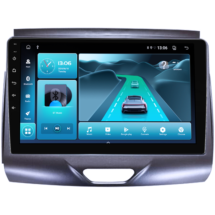 Navigatie dedicata Ford Ranger 2015-2020, 4GB RAM 32GB ROM, Octacore, Android 14, Display QLED 9", DSP, Carplay&Android Auto, SIM 4G, Bluetooth, Ventilator Activ [3]