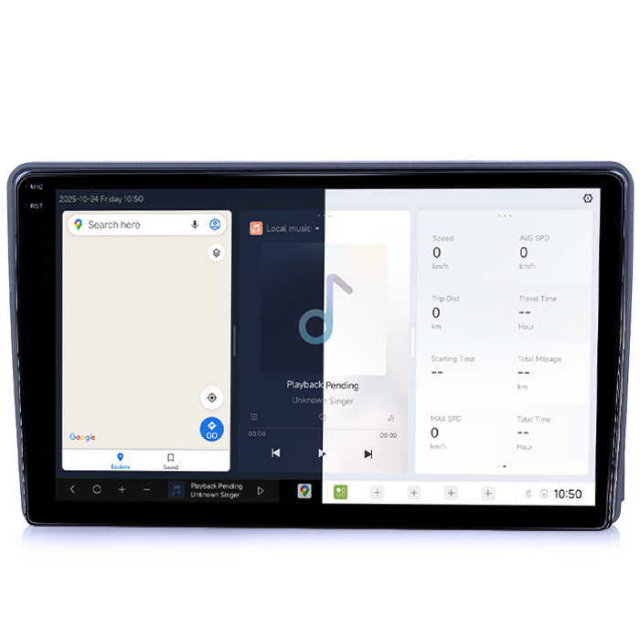 Navigatie dedicata Ford Transit 2002-2012, DUDU3, 4GB RAM 64GB ROM, Octacore, Platforma 8581, Android, Display QLED 9", DSP, Carplay&AndroidAuto [2]